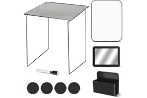 Ctosree 9 Pcs Locker Organizer Kit Includes Locker Shelf Whiteboard Magnetic Mirror Storage Cup Dry Erase Marker Locker Accessories for Girls and Boys in Middle School for School Locker Decorations