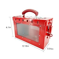BULANGDI Lockout Tagout Box Kit with 6 Loto Locks