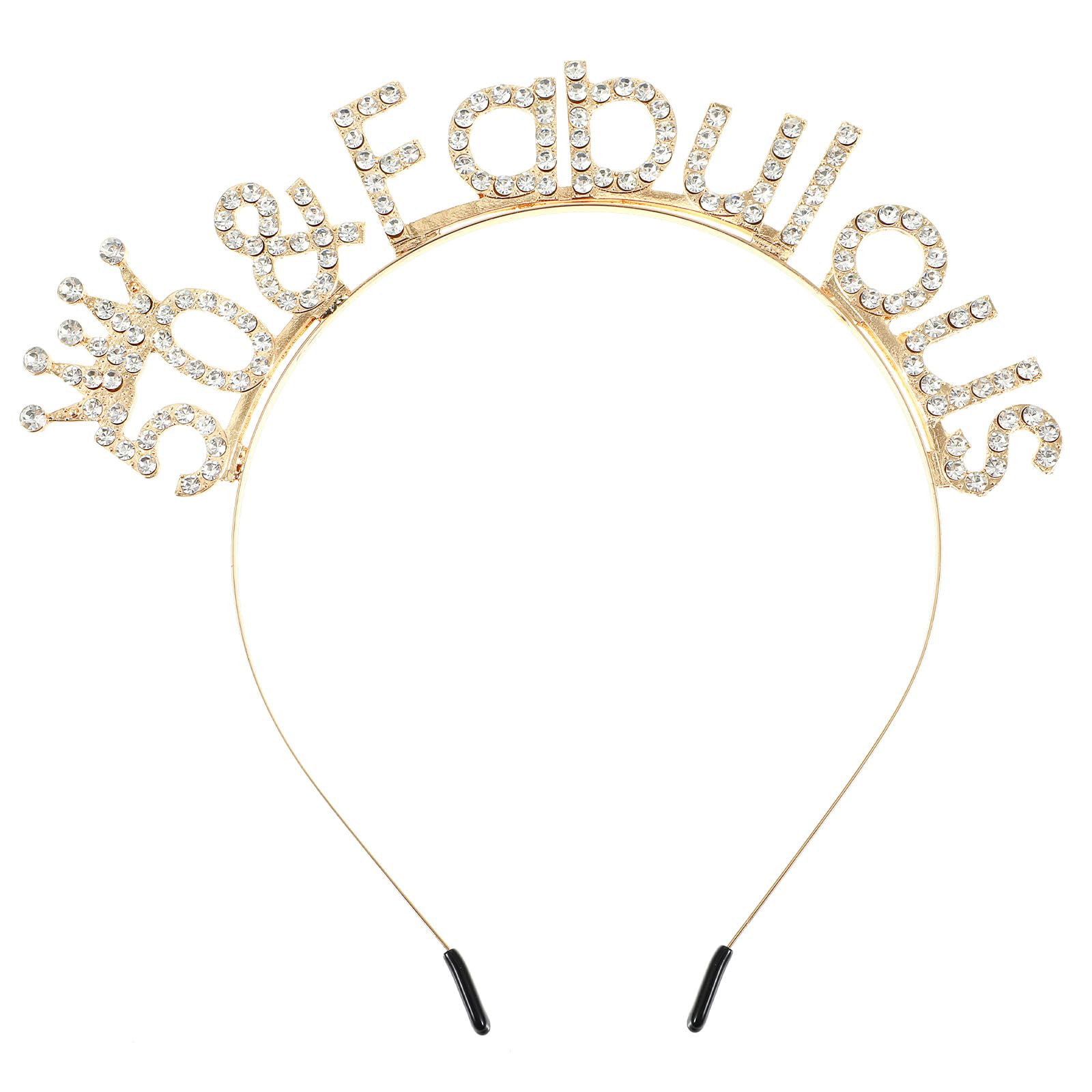 Photo 1 of  **NOT EXACT DESIGN*** guduling 50th Birthday Crown,50th Birthday Tiara,Elegant Rhinestone Crown with 50" Charm, for Golden Birthdays Parties & Special Occasions