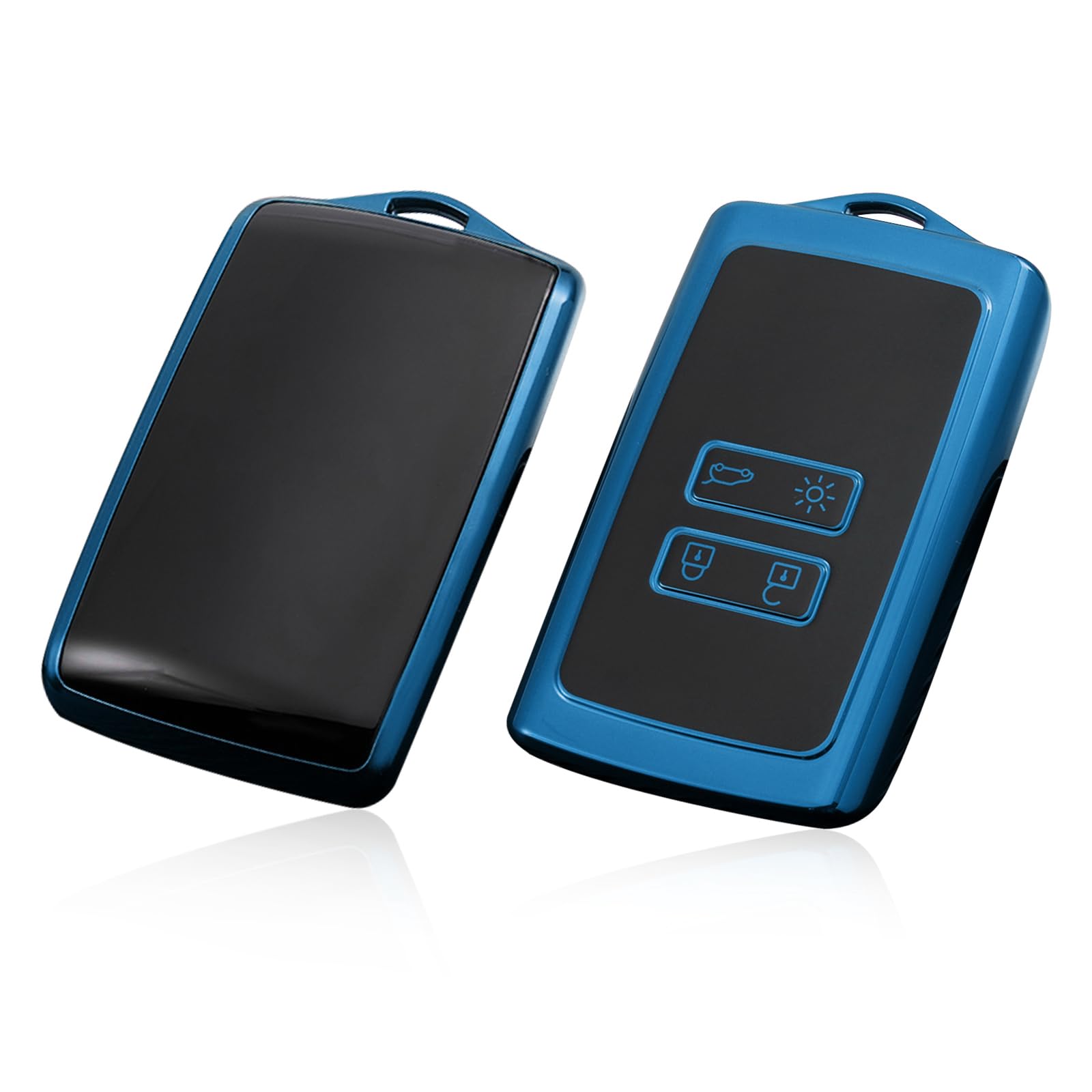 GAFAT Key Shells for Dacia Duster 3 2/ Bigster 2025 2026-2018 Key Case Cover Protection, TPU Silica Gel, Dacia Duster 3 Accessories, Bigster Accessories (Blue)