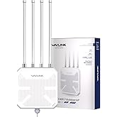 WAVLINK WiFi 7 BE5100 Outdoor WiFi Extender, Dual Band Long-Range Outdoor WiFi Repeater|Access Point|Mesh Router, POE Powered