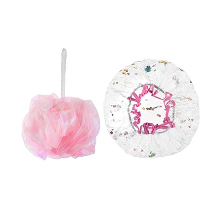 MINISO Bath Shower Loofa Sponge Pouf Mesh Brush Shower Ball Exfoliating Bath Sponge