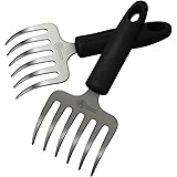 Cave Tools Metal Meat Claws for Shredding Pulled Pork, Chicken, Turkey, and Beef- Handling & Carving Food - Barbecue Grill Ac