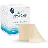 NewGel Advanced Silicone Professional Scar Treatment Tape by MyNewGel, Ultra-Thick, for Abdomen, C-Section, Keloids, Burns, REUSABLE, 2" x 18" Strip - BEIGE