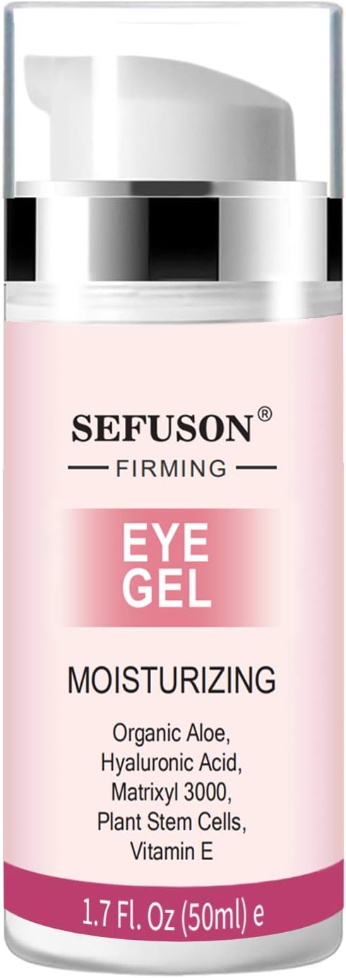 SEFUSON Eye Gel for Dark Circles Puffiness Wrinkles & Bags - Men & Women