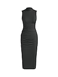 CIDER Work Dresses for Women High Neck Sleeveless