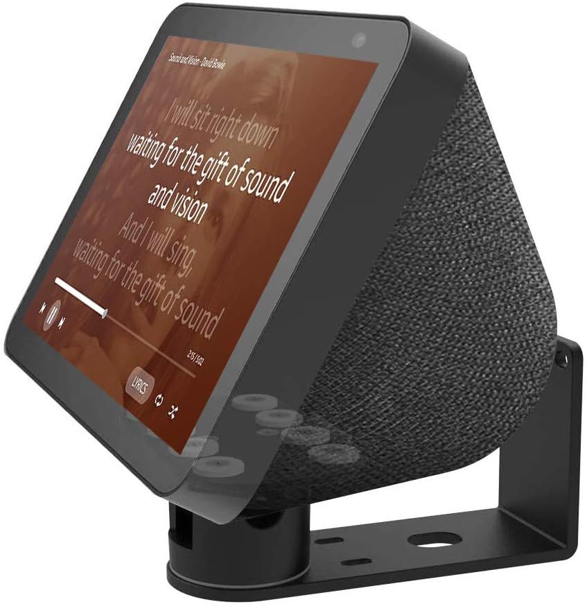 Wall Mount Stand for Echo Show 8, Aluminum Swivel Stand