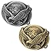 Buckle Rage Men's Flying Soaring Eagle Over Mountains Country Oval Belt Buckle