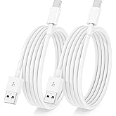2Pack USB A to USB C Cable 1m,Apple iPhone Car Charger CarPlay Charging Cord 3ft for iPhone 17/17 Pro/16/16 Pro/16 Pro Max/15