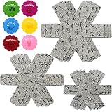 TOMNK 9 Pcs Pot & Pan Protectors with 6 coasters, 3 Sizes - Large, Medium & Small, Pots and Pans Dividers Pad, Anti-Slip Pans Separator, for Protecting and Separating Pots and Pans