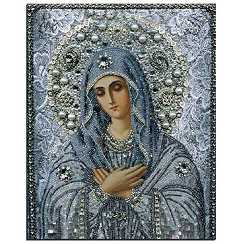 5D DIY Diamond Painting,Homedeco Franterd Cross Stitch Kit,Crystals Embroidery Kits Arts, Crafts & Sewing Cross Stitch- Home Decor Craft (3040cm, Mary01)
