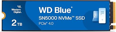 Western Digital WD Blue SN5000 2TB NVMe M.2 2280 PCIe Gen4 SSD