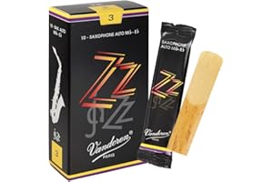 Vandoren SR413 Alto Sax ZZ Reeds Strength 3; Box of 10