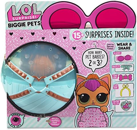 L.O.L Surprise! Biggie Pet- Neon Kitty 