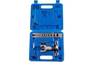 Wostore Manual & Electric Eccentric Flaring Tool - 9 Dies for Eccentric Flares on 6mm,1/4",9mm,3/8",10mm,12mm,1/2",5/8"(16mm)