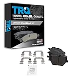 TRQ Rear Brake Pads Ceramic Compatible with