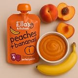 Ella's Kitchen Organic Peaches & Banana Smoothie S1 120g view 4