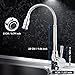 Baban Kitchen Faucet- 360 Degree Swivel Modern Stainless Steel Kitchen Sink Faucet with 720° Universal Single Handle, Hot and Cold Mixer Chrome Plated Bar Sink Faucet One Hole Installation