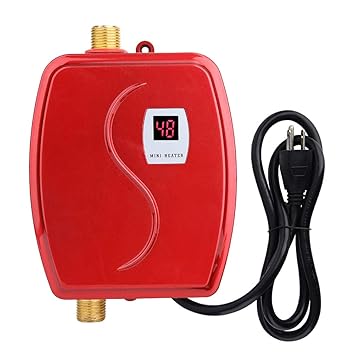 Zerodis Electric Water Heater 110v 3000w Mini Tankless Instant Hot