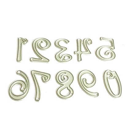 OIKAY Stanzschablone Prägeschablonen Embossing Machine Scrapbooking Schablonen Stanzformen auf Sizzix Big Shot/Cuttlebug/und 