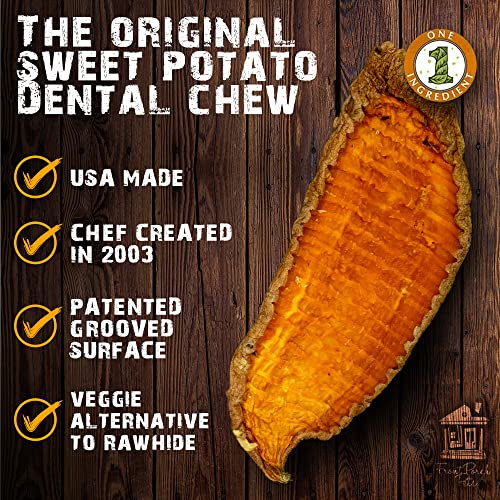 Sams Yams Sweet Potato Dog Treats, Healthy Dog Treats for Large Dogs