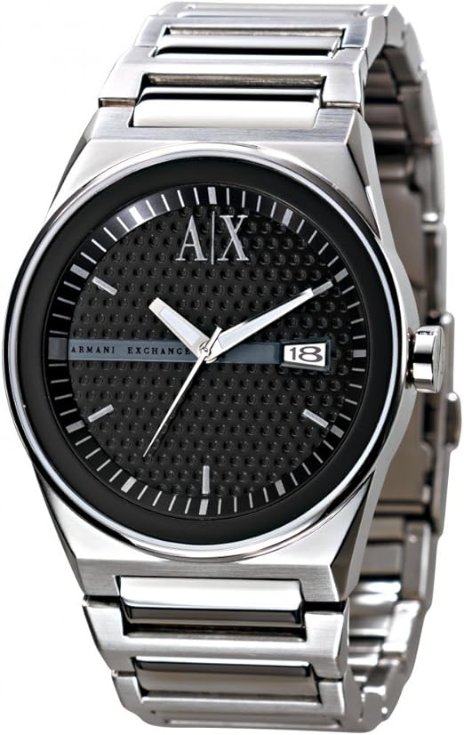 iced out armani watch