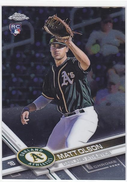 2017 TOPPS CHROME MATT OLSON RC ROOKIE CARD At Amazon s Sports 