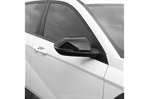 JUIVEEL ABS Car Exterior Mirror Cover Side Rearview Mirror Cover Mirror Protective Caps Mirror Protective Shell Compatible wi