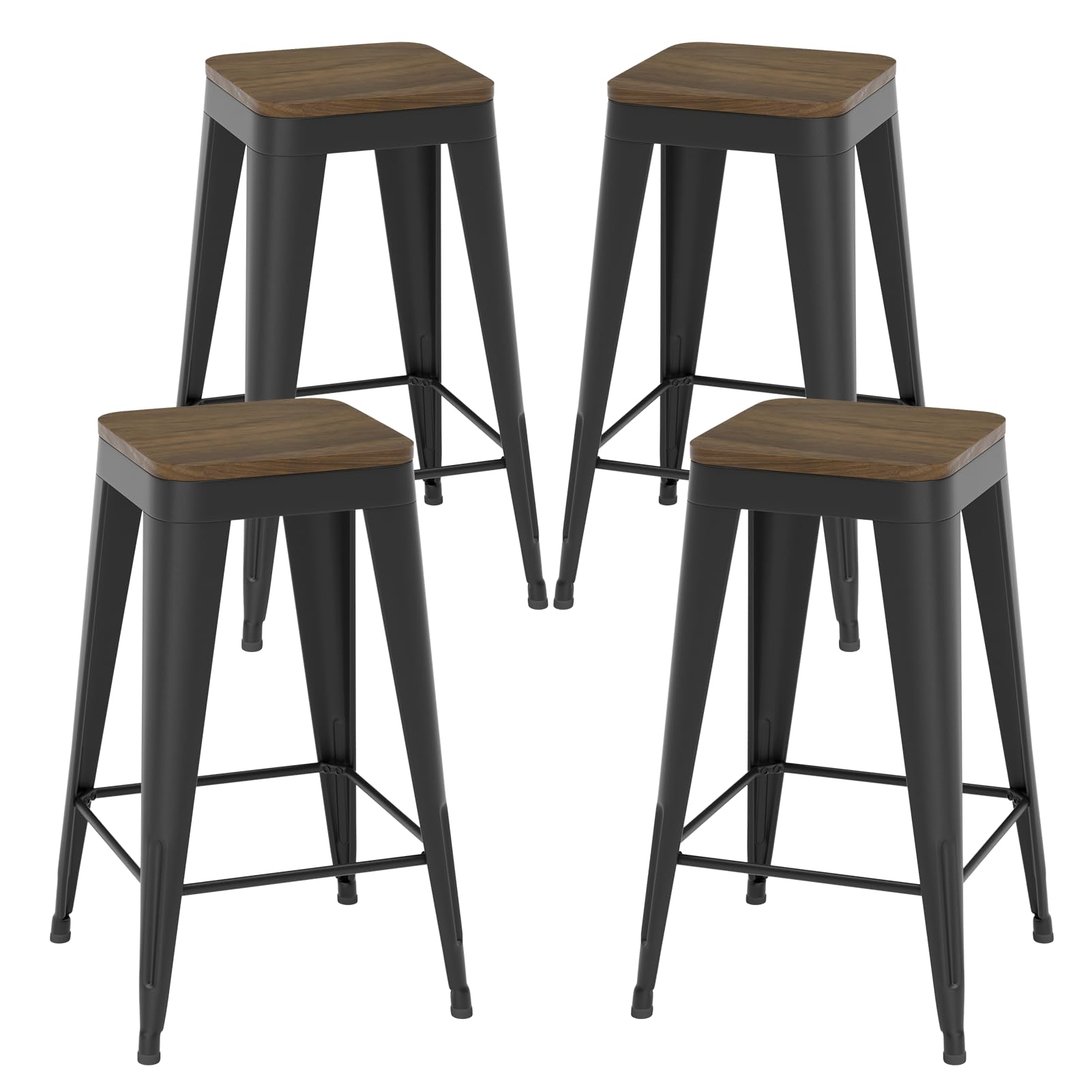 Vinahomar 26 inch Backless Bar Stools Set of