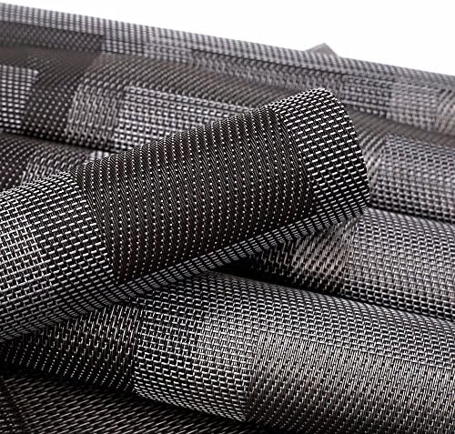 Eutteum 4PC Placemats Quick-drying Placemats PVC Dining Room Table Mat Heat Insulation Kitchen/ Dining