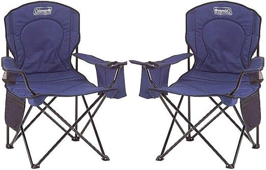 coleman oversized quad chair with cooler pouch