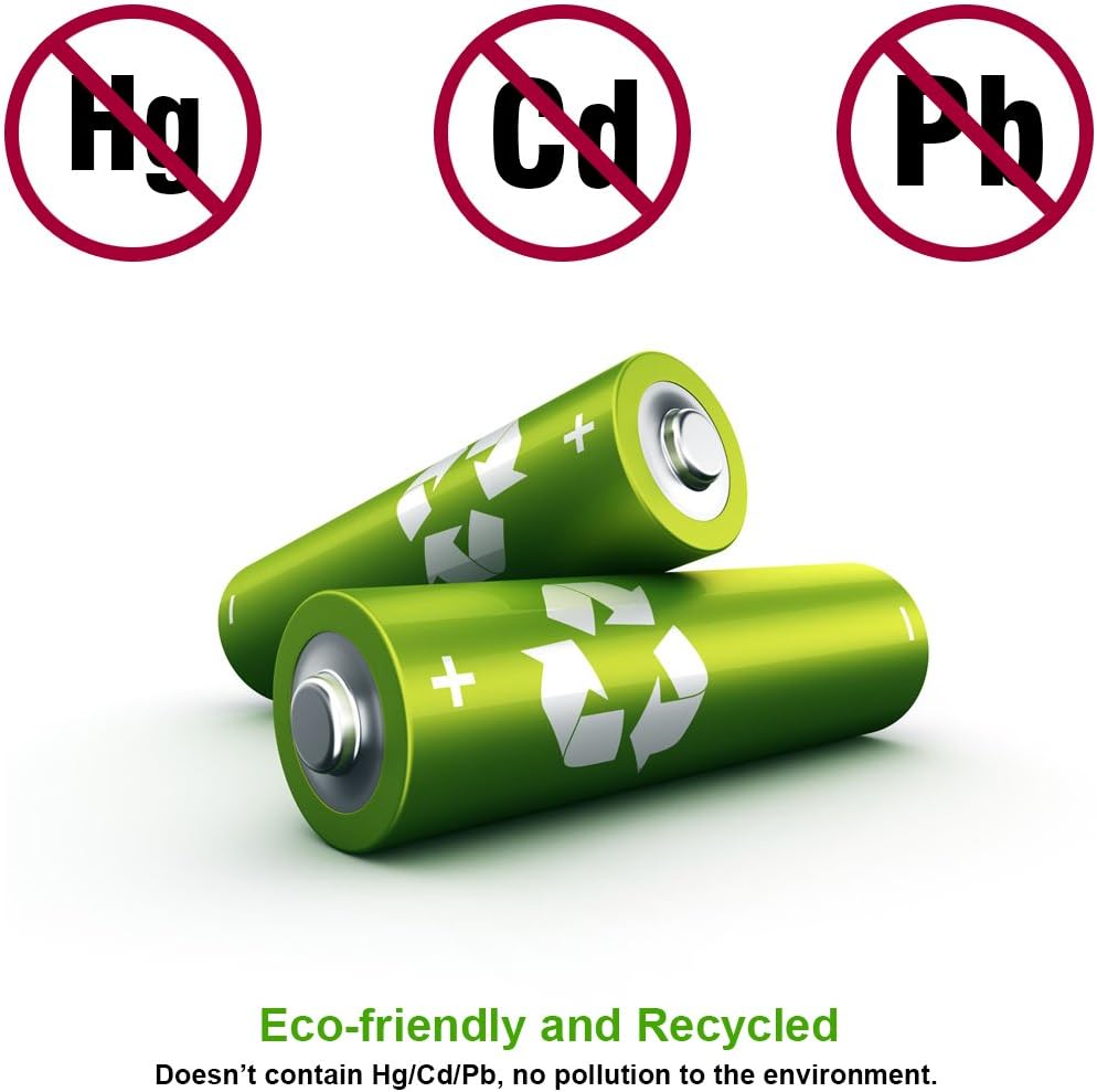 EBL AA Rechargeable Batteries 2800mAh New Retail Package, Pack of 4: Home Audio & Theater