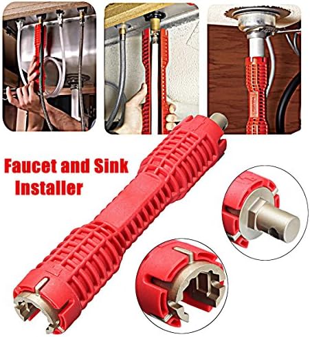 Fluar(TM)Multi-purpose Pipe Faucet and Sink Installer Wrench Sink / Faucet Socket Wrench