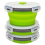 CCyanzi 3piece Round Collapsible Bowl with