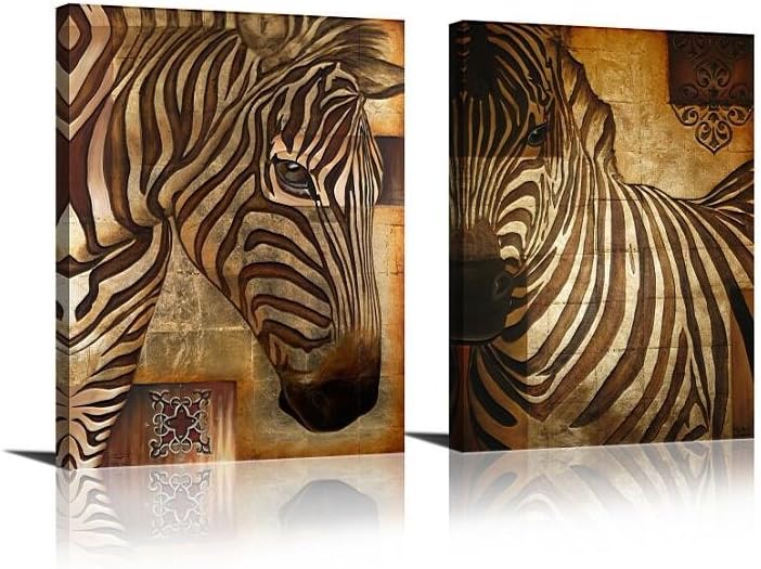 Sweety Decor Modern Abstract Zebra Oil Painting Prints On Canvas Wall Art for Living Room Decor and Bedroom Decoration Ready To Hang