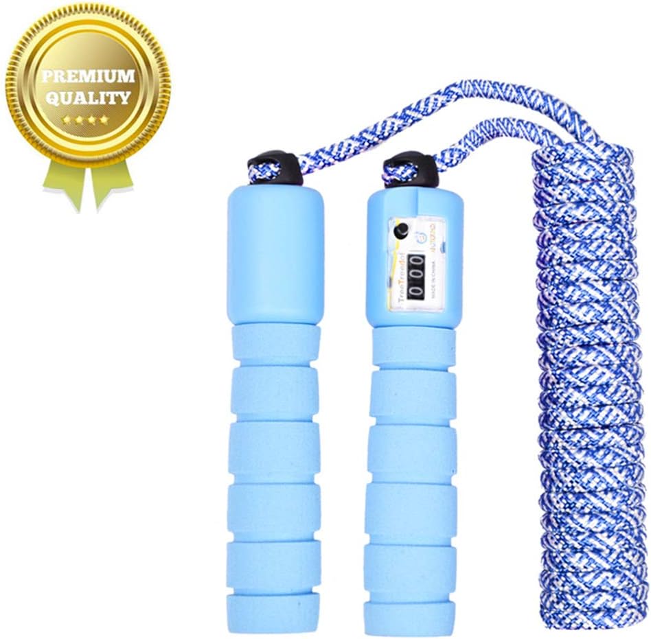 Adjustable Skipping Rope with Counter,Adjustable Kids Skipping Rope Jump Speed Rope for Boys Girls,Speed Jump Rope for Calories Burning,Children Jump Rope with Counter,Home Fitness&Exercise