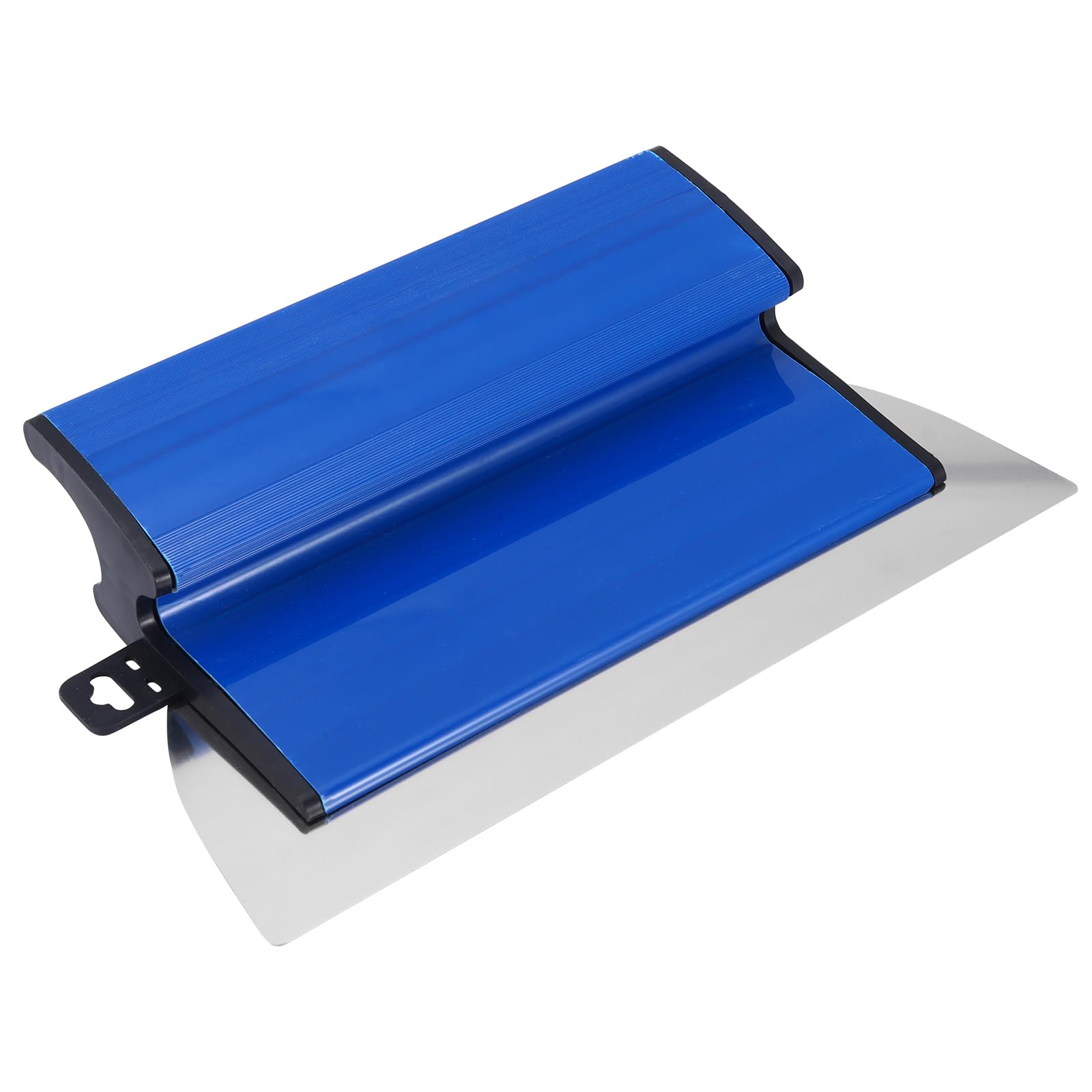 Drywall Skimming Blade - Smoothing Spatula High Grade Skimming Drywall Professional Plastering Trowel Durable Semi Flexible Finishing Trowel with Z-Shaped Handle (Blue, 25CM)