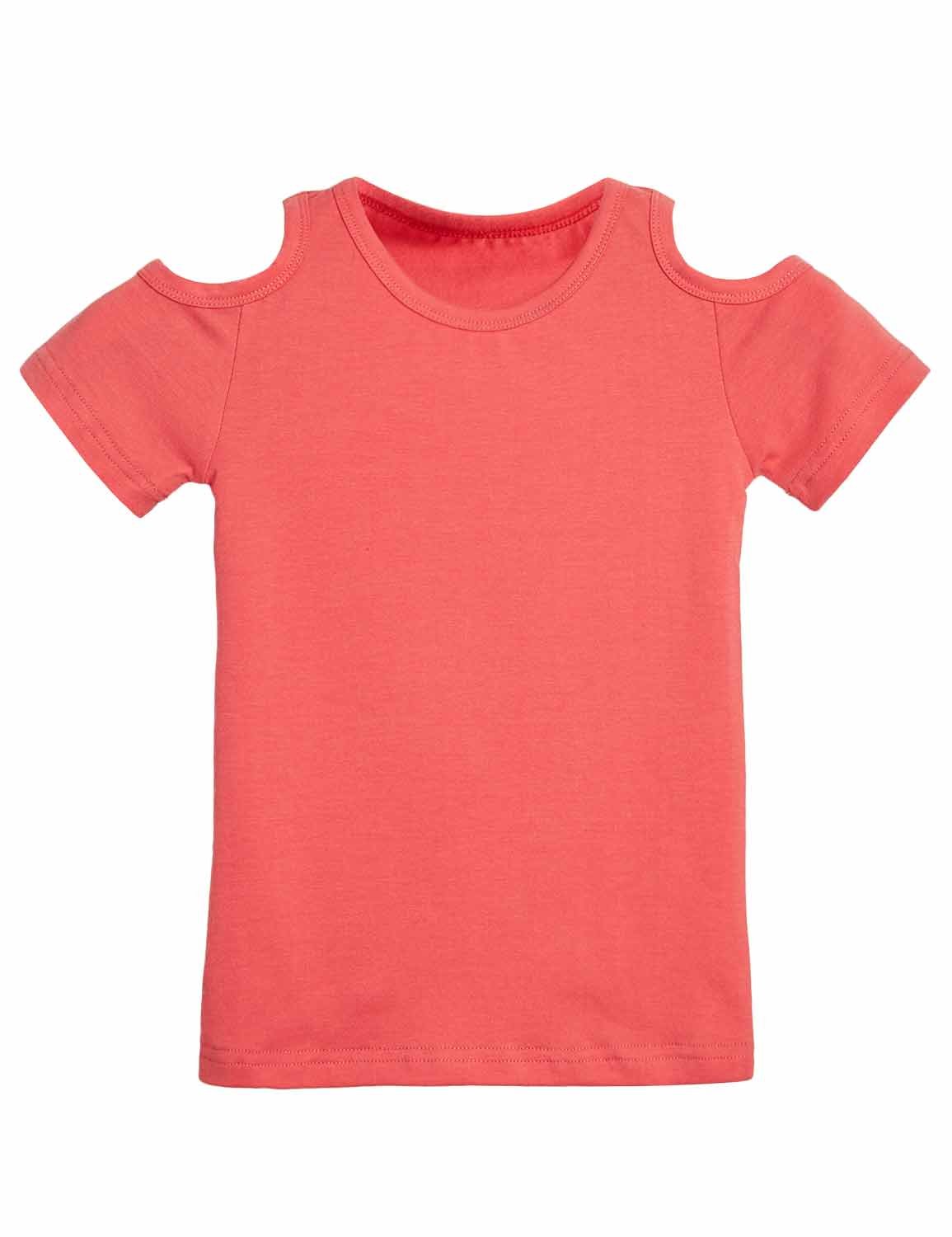 BFUSTYLE Little Girls t-Shirts 9/12 Orange