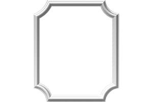 Ekena Millwork PNL20X24AS-02 20"W x 24"H x 1/2"P Ashford Molded Scalloped Wainscot Wall Panel