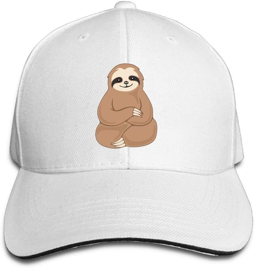 Vulevu Peaked hat Adjustable Sandwich Baseball Cap Cotton Snapback