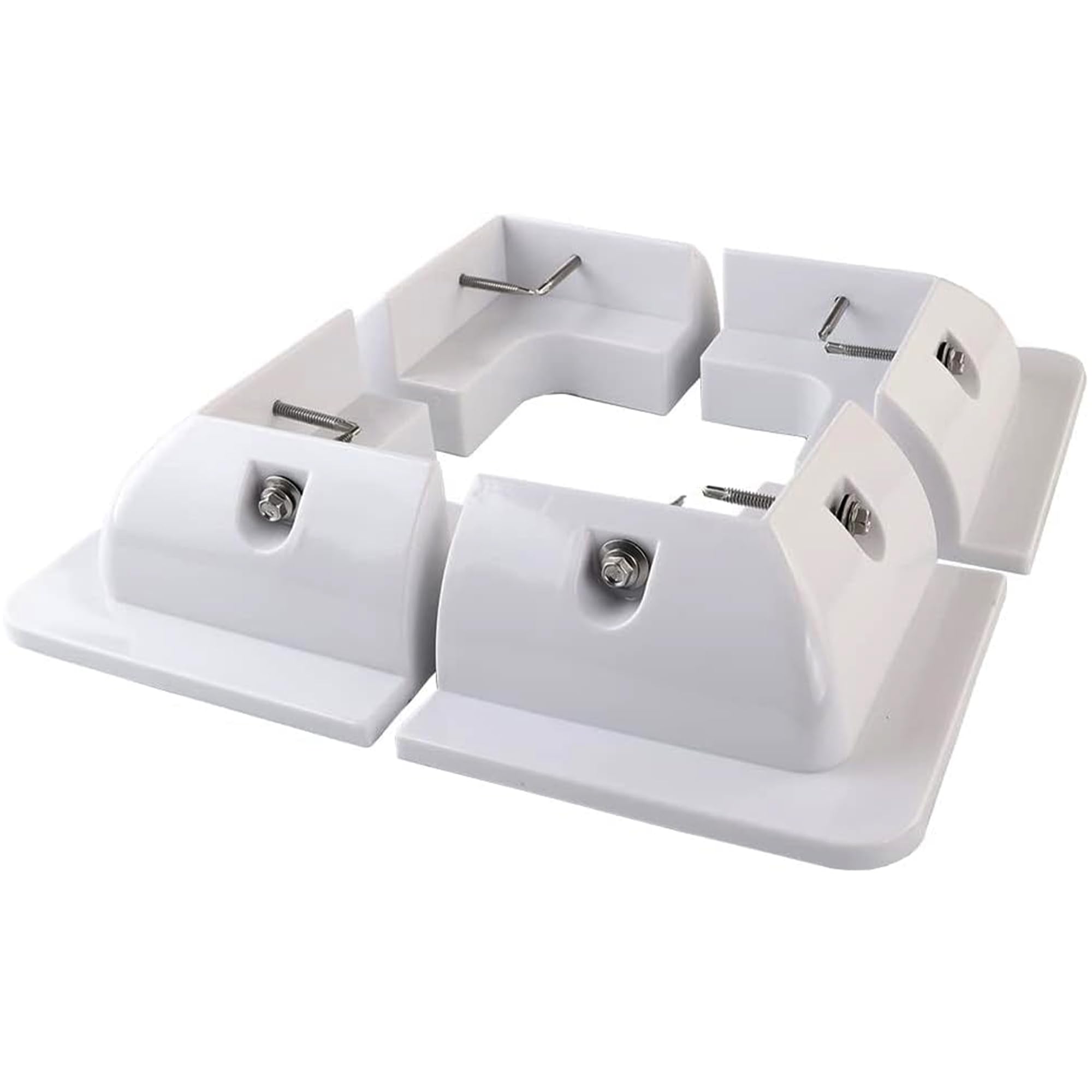 Offgridtec ABS Corner Profile Set Light Duty White 150 x 150 mm, 1 piece, 006530