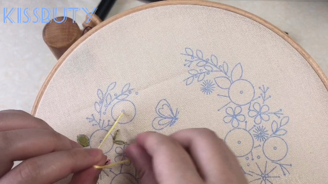 6 Embroidery+Starter+Kissbuty+Including+Butterfly