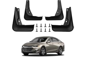 Norand Mud Flaps for Malibu 2016-2024 Mud Guards Splash Guards Tire Protector Mudguard Accessories Front & Rear 4pcs Set