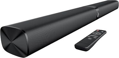 Soundbar für TV Geräte, Teilbare 2-in-1 Set of TV Soundbar, Auto-Volume-Boost, 3 Sound Modi, Surround Soundsystem, Bluetooth 5.3, ARC/Opt/Aux, TV Lautsprecher für Fernseher, Monitor, 1pcs
