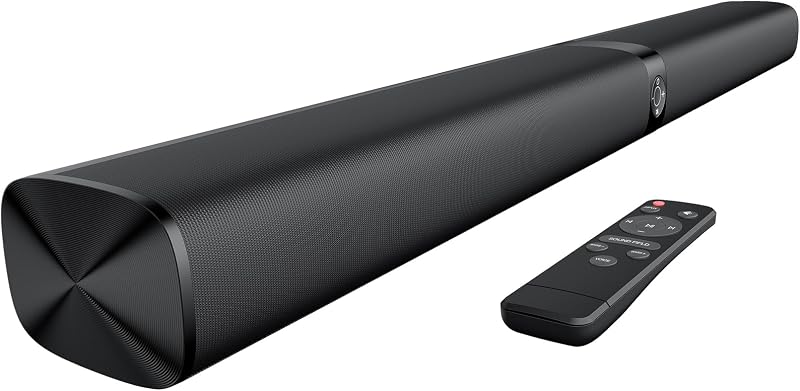 Soundbar für TV Geräte, Teilbare 2-in-1 Set of TV Soundbar, Auto-Volume-Boost, 3 Sound Modi, Surround Soundsystem, Bluetooth 5.3, ARC/Opt/Aux, TV Lautsprecher für Fernseher, Monitor, 1pcs — Foto 1 von 8