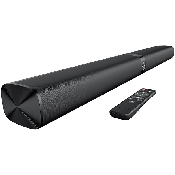 ASSISTRUST SOUND BAR FOR SMART TV, 60W SOUNDBAR WITH BLUETOOTH/ARC/OPT/AUX CONNECT, AUTO VOLUME BOOST, 3 EQUALIZER MODES, 2 IN 1 DETACHABLE SOUNDBAR FOR TV/PC/GAMING/PROJECTORS