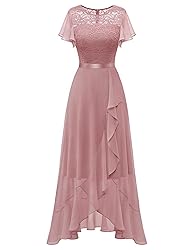 BeryLove Prom Dresses for Women Wedding Guest