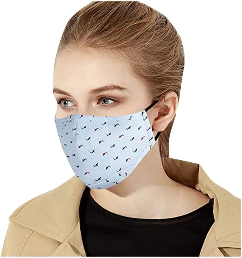 holitie Face Cover Dustproof Windproof Foggy Haze másk with 7PC másk Gasket Mouth Covers Filter