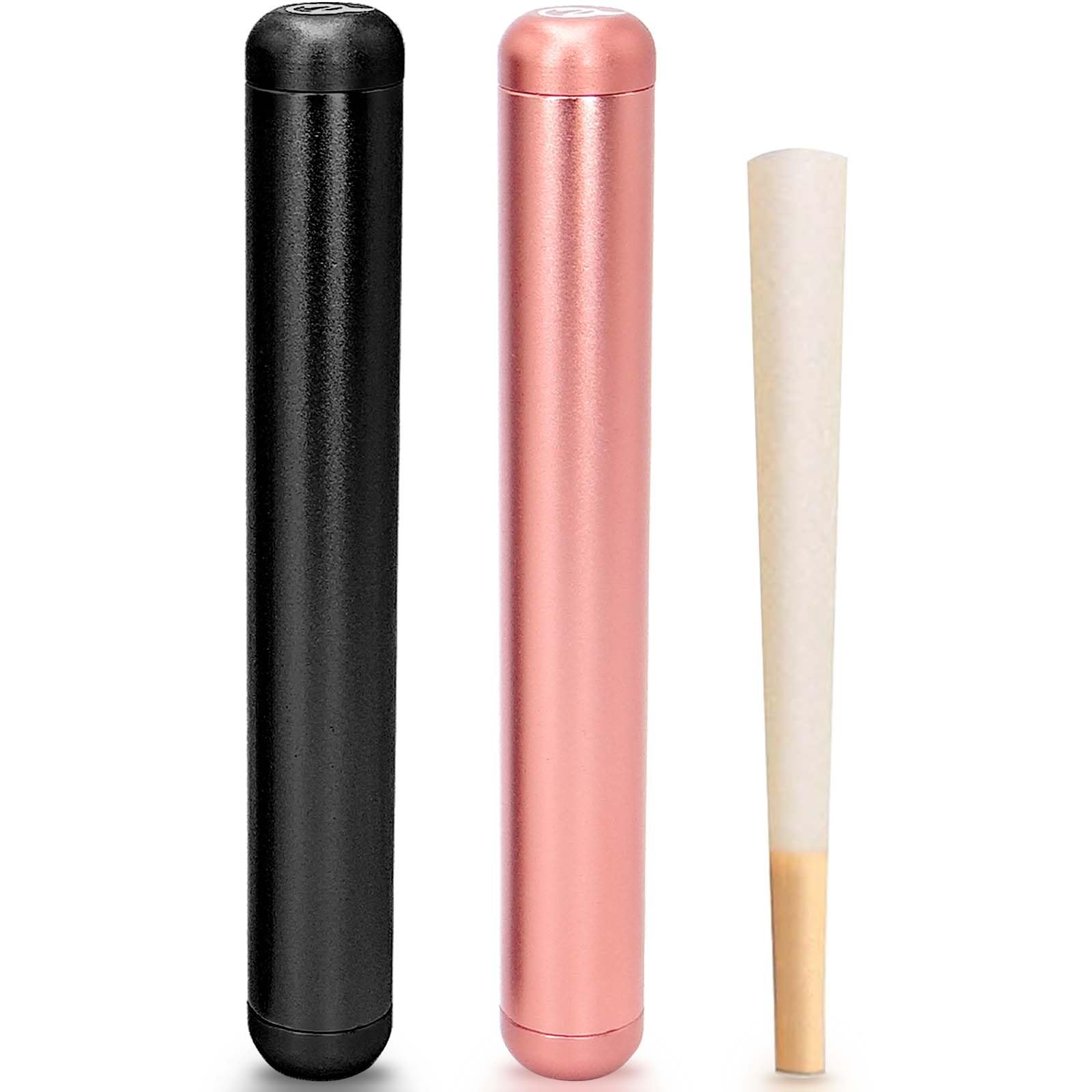 OZCHIN Aluminum Metal Tube Conetainer 4.5-inch -10 CM Fits King Size, Airtight, Lightweight, Fit in Pocket Great for Traveling, Christmas Xmas Gifts for Women Men
