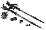Cascade Mountain Tech Trekking Poles, Twist Blue